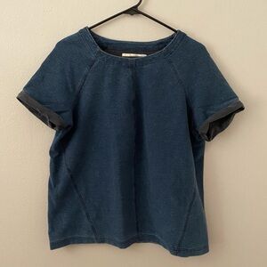 Boden Chambray Boxy Tee